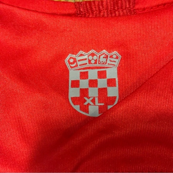 CROATIA HRVATSKA 2020 2021 HOME SOCCER JERSEY TRIKOT #7 IVAN RAKITIC MENS SZ XL - Picture 4 of 6